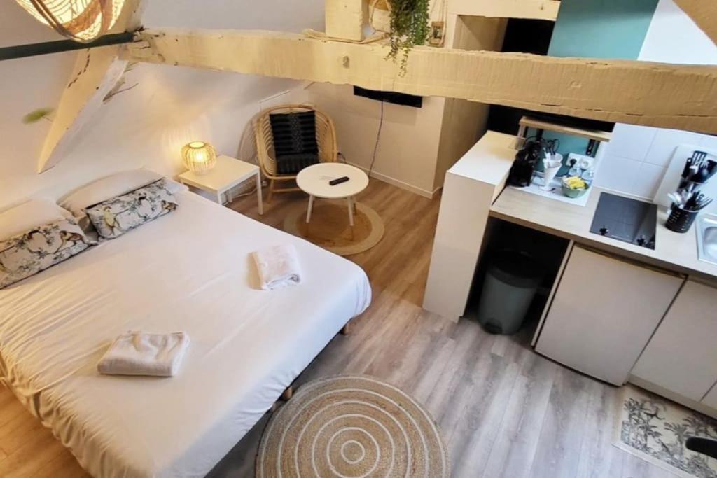 La Cabane - Petit Studio Mansarde - Plage 50M - Rue Gratuite Saint-Malo Eksteriør bilde