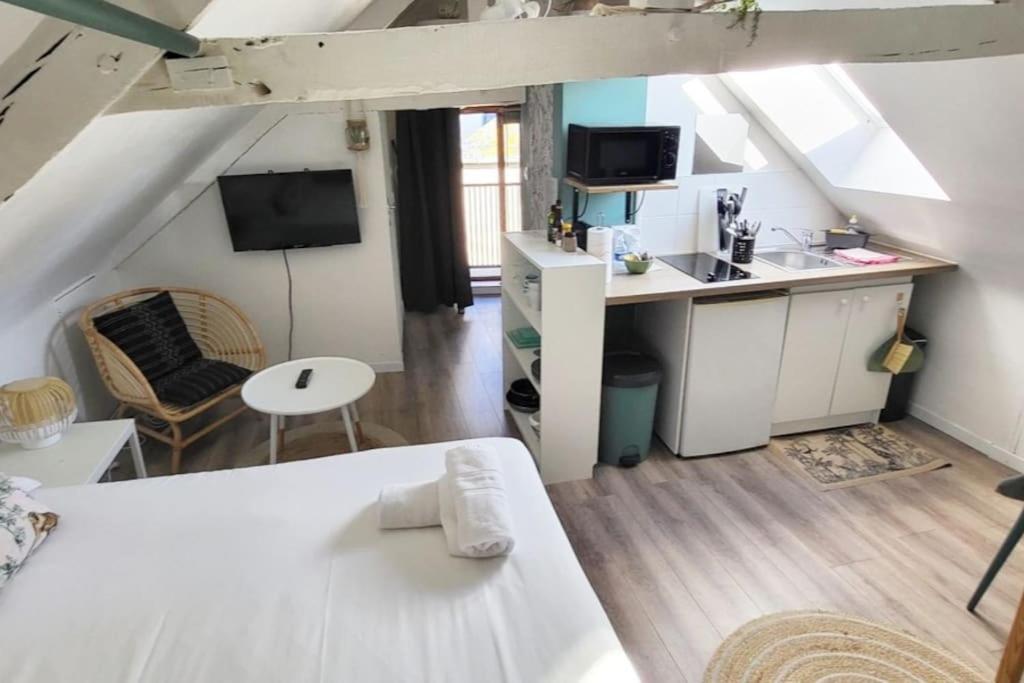 La Cabane - Petit Studio Mansarde - Plage 50M - Rue Gratuite Saint-Malo Eksteriør bilde