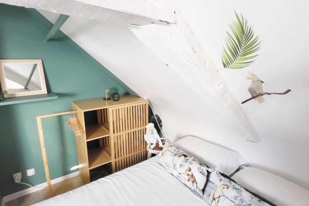 La Cabane - Petit Studio Mansarde - Plage 50M - Rue Gratuite Saint-Malo Eksteriør bilde